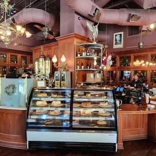 the interior of the restaurant