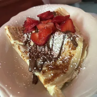 Nutella-Strawberry Crepe