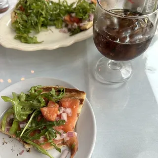 Naan and Lox Plate