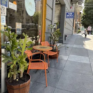 Outdoor seating