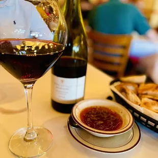 Wine and bread