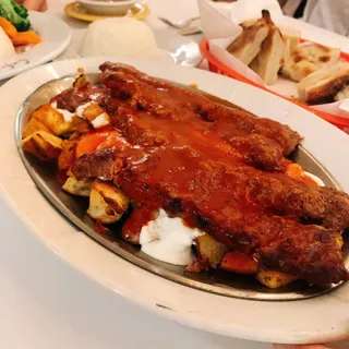 Adana Kebab with Yogurt