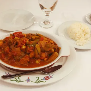 Okra Stew with Lamb House Special
