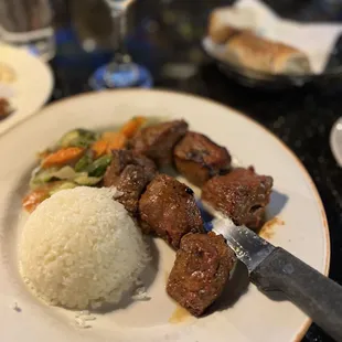 Steak Kebab. Amazingly tender!