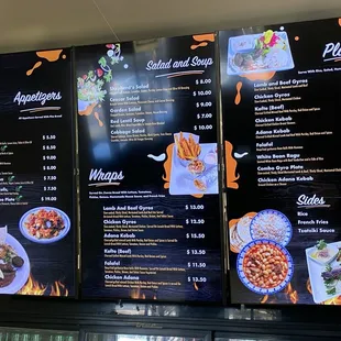 Full menu