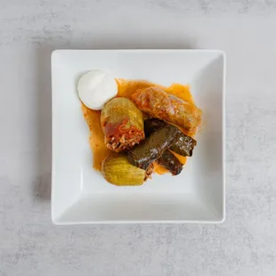 Ground beef stuffed Dolma