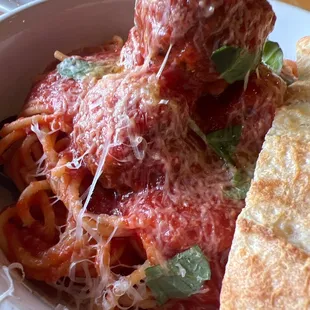 Spaghetti and meat balls!