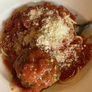 Spaghetti with Meatballs and Marinara