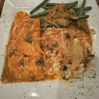 Salmon Oreganata