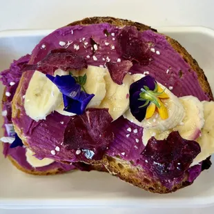 Ube Toast - beautiful!