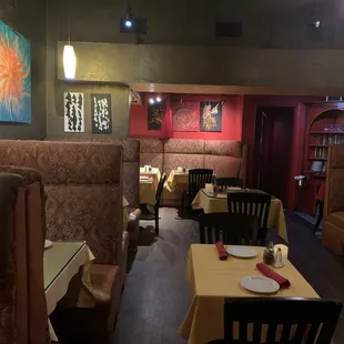 The main dining room