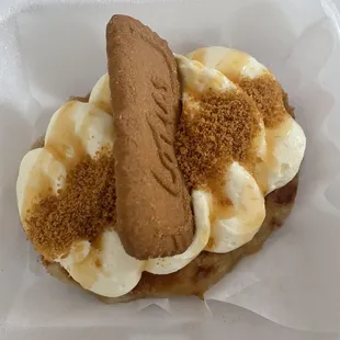 Lotus (biscoff) croffle