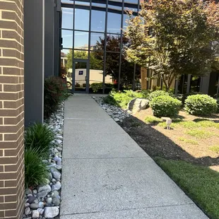 Outside of building