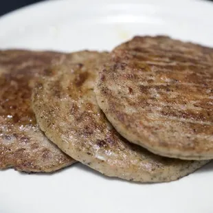 Turkey breakfast sausage à la carte.
