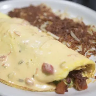 Batman omelet