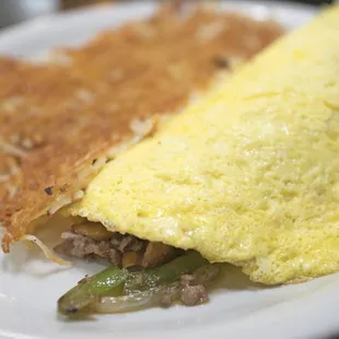 Philly omelet