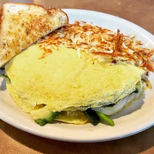 Spinach omelette