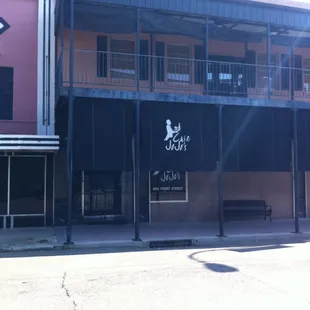 the outside of the building