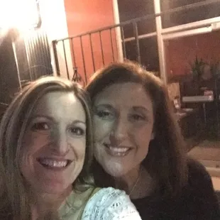two women taking a selfie