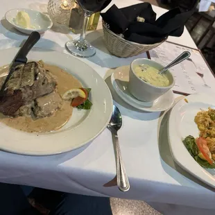 Spinach and Tasso Bisque