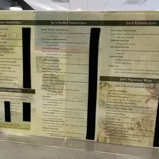 menu, sushi and sashimi