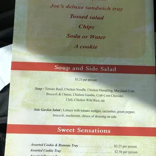 Catering Manu Page 4