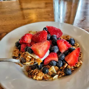 Organic Granola Bowl Breakfast