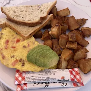 Le Veggie Omelette