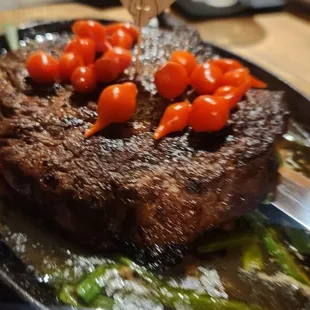 steak, food