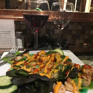 Grilled Shrimp Salad