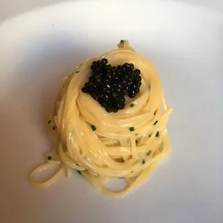 Tajarin with White Sturgeon Caviar