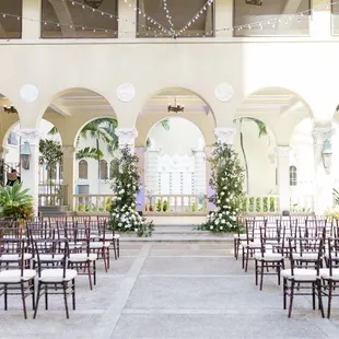 outdoor wedding ceremony