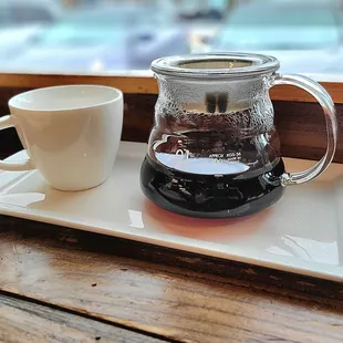 S.O. Blend pour-over coffee