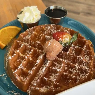 Cornbread Waffle Special