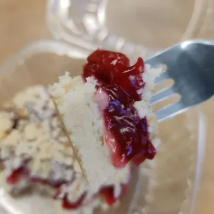 Cherry cobbler - good!