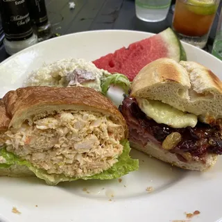 Shrimp Salad On Croissant