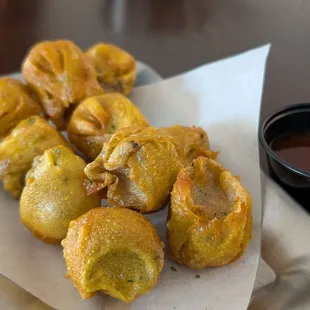 Fried truffle siu mai - surprisingly good!