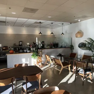 Interior cafe space