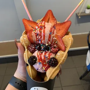 Kleo Berry Bite Waffle