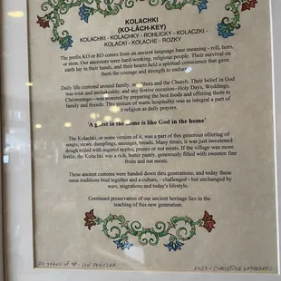 An explanation of what a kolache is.