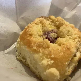 Raspberry strudel kolache