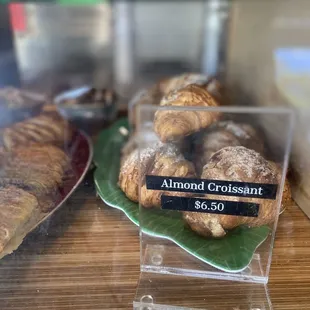 Almond croissant ($6.50)
