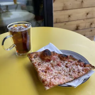 Cold brew abs pizza