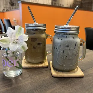 Hojicha Latte &amp; Cafe Latte