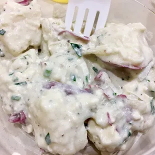 Delicious Gorgonzola potato salad.