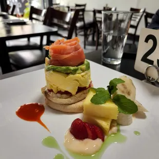 Smoked Salmon Open-Faced