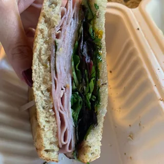 Grilled Ham Sandwich Lunch