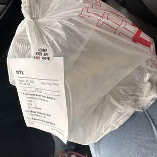 Our order