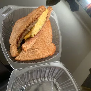 Breakfast Sandwich with jelly