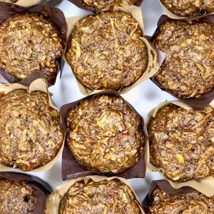 Healthy sunrise muffins